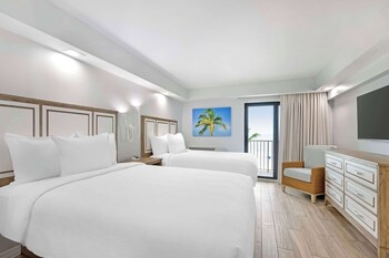 Standard Room, 2 Double Beds, Non Smoking, Balcony (Gulf View)