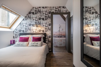 Chambre double mansardee