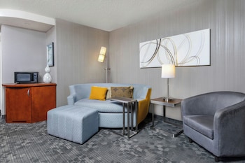 Studio, 1 King Bed with Sofa bed, Hearing Accessible