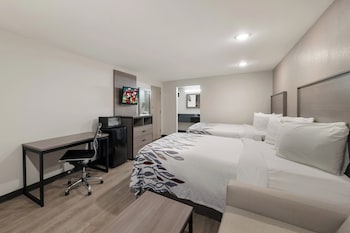 Deluxe Room, 2 Double Beds, Non Smoking, Poolside