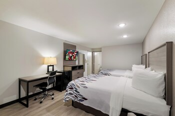 Deluxe Room, 2 Double Beds, Non Smoking, Poolside