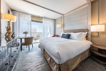 Superior Room, A Double Bed or two Single beds with balcony view of the promenade