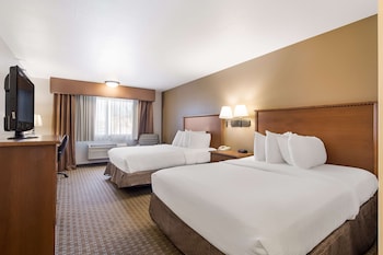 Standard Room, 2 Queen Beds, Non Smoking, Refrigerator & Microwave