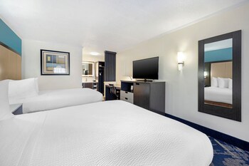Standard Room, 2 Queen Beds, Non Smoking, Refrigerator (Shower Only)