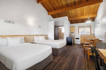 Hotel Room, 2 Double Beds, Kitchen