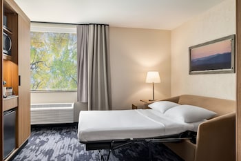 Studio, 1 King Bed with Sofa bed, Hearing Accessible