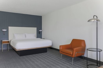 Room, 1 King Bed, Roll-in Shower